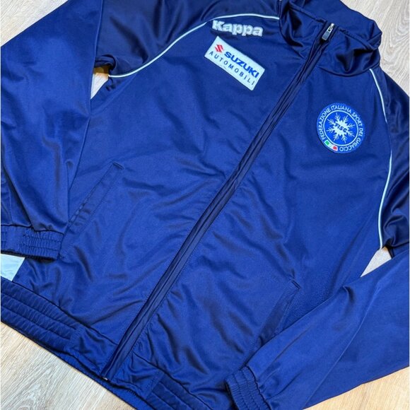 Kappa Italia Suzuki Automobili Navy Blue Full Zip Track Jacket Small - Picture 2 of 7